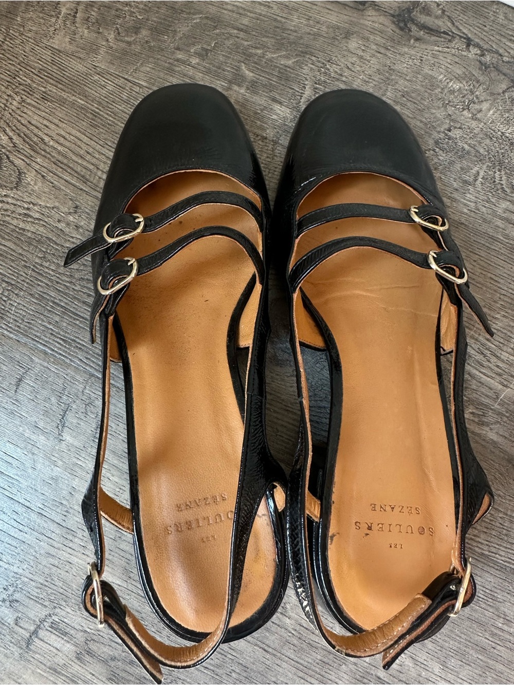Sézane Sling Mary Jane Block Heel 🖤 - Picture 5 of 6
